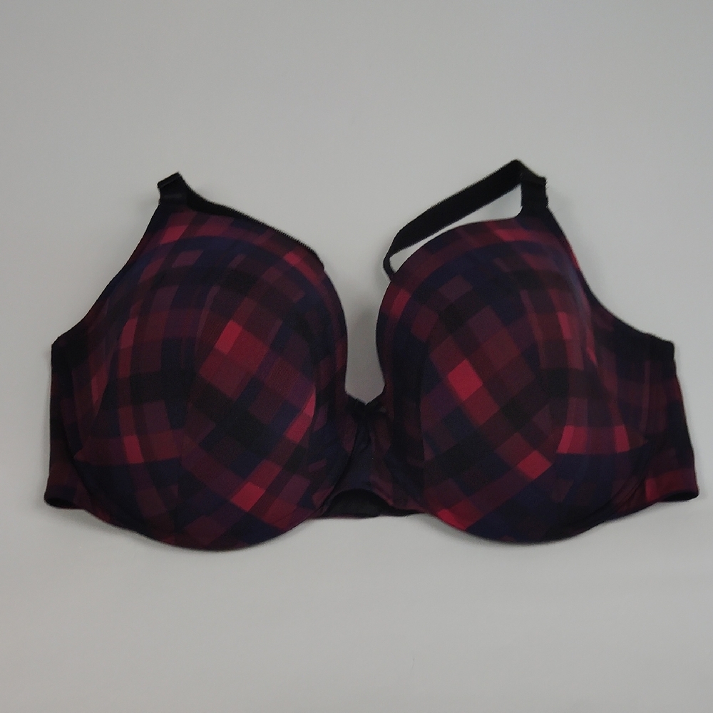 Torrid Plaid 360 Back Smoothing Lightly Lined T-shirt Bra
